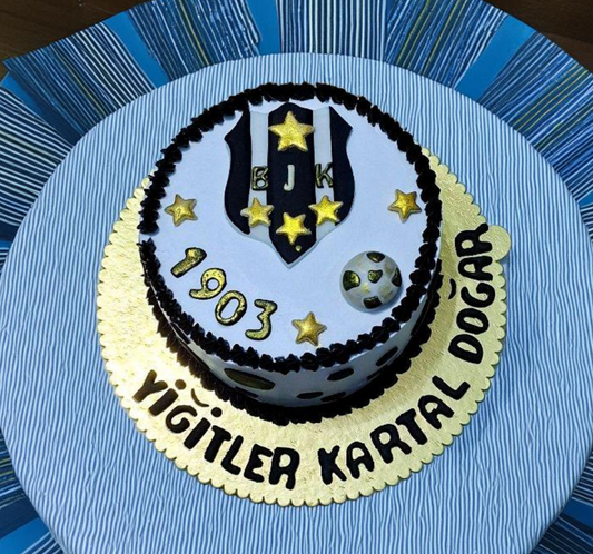 Beşiktaş Temalı Pasta